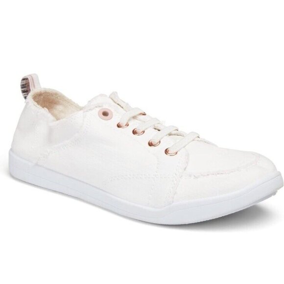 Vionic Shoes - Vionic Beach Pismo Sneaker Womens 9 White Canvas Supportive Sneaker New